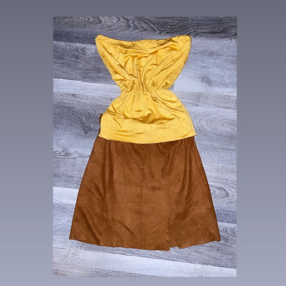 Skirt with strapless top